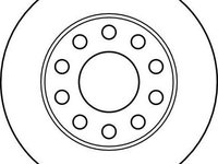 Disc frana AUDI A4 8E2 B6 TRW DF4186