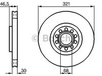 Disc frana AUDI A4 8EC B7 BOSCH 0986478985