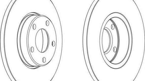 Disc frana AUDI A4 Avant 8D5 B5 FERODO DDF324