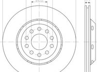 Disc frana AUDI A4 Avant (8D5, B5) - TEXTAR 92206710