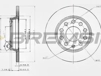 Disc frana AUDI A4 Avant 8E5 B6 BREMSI DBB425S