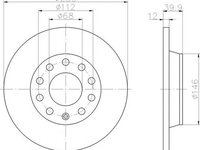 Disc frana AUDI A4 Avant 8E5 B6 TEXTAR 92106303