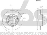 Disc frana AUDI A4 Avant 8ED B7 SBS 1815204778