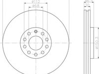 Disc frana AUDI A4 Cabriolet (8H7, B6, 8HE, B7) (2002 - 2009) TEXTAR 92106705 piesa NOUA