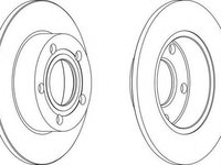 Disc frana AUDI A4 limuzina (8D2, B5), VW PASSAT limuzina (3B2), VW PASSAT Variant (3B5) - WAGNER WGR0952-1