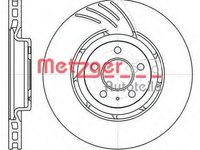 Disc frana AUDI A5 (8T3), AUDI A4 limuzina (8K2, B8), AUDI A4 Avant (8K5, B8) - METZGER 61111.10