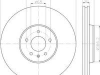 Disc frana AUDI A5 (8T3), AUDI A4 limuzina (8K2, B8), AUDI A4 Avant (8K5, B8) - MINTEX MDC2262