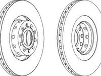 Disc frana AUDI A6 4A C4 FERODO DDF1563C