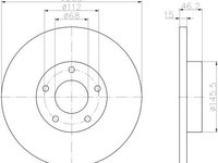 Disc frana AUDI A6 (4A, C4) - OEM - MEYLE ORIGINAL GERMANY: 1155210036|115 521 0036 - W02771363 - LIVRARE DIN STOC in 24 ore!!!