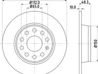 Disc frana AUDI A6 (4B2, C5) (1997 - 2005) KRIEGER 0950004040 piesa NOUA