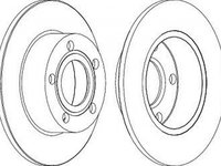 Disc frana AUDI A6 4B2 C5 FERODO DDF1033