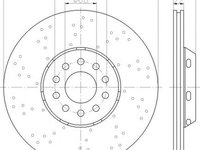 Disc frana AUDI A6 4B2 C5 TEXTAR 92206610