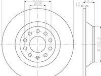 Disc frana AUDI A6 (4F2, C6) - OEM - MEYLE ORIGINAL GERMANY: 1155230027|115 523 0027 - W02771510 - LIVRARE DIN STOC in 24 ore!!!