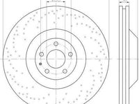 Disc frana AUDI A6 4F2 C6 TEXTAR 92208310