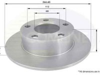 Disc frana AUDI A6 Avant 4B5 C5 COMLINE ADC1427