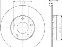 Disc frana AUDI A6 Avant (4B5, C5) - OEM - MAXGEAR: 19-2258 - W02747926 - LIVRARE DIN STOC in 24 ore!!!