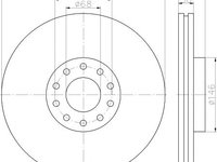 Disc frana AUDI A6 Avant (4B5, C5) - OEM - MEYLE ORIGINAL GERMANY: 1155211075|115 521 1075 - W02131343 - LIVRARE DIN STOC in 24 ore!!!