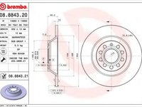 Disc frana AUDI A6 Avant (4F5, C6) (2005 - 2011) BREMBO 08.8843.21 piesa NOUA