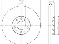 Disc frana AUDI A6 limuzina (4B2, C5), AUDI A6 Avant (4B5, C5), AUDI A4 Avant (8D5, B5) - TEXTAR 92106103