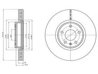 Disc frana AUDI A7 Sportback (4GA, 4GF) (2010 - 2016) DELPHI BG4346C