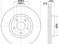 Disc frana AUDI A8 (4D2, 4D8) (1994 - 2002) KRIEGER 0950004280 piesa NOUA