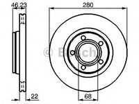 Disc frana AUDI A8 (4D2, 4D8) - Cod intern: W20270632 - LIVRARE DIN STOC in 24 ore!!!