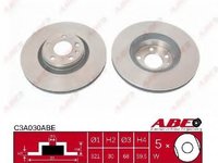 Disc frana AUDI A8 (4E) (2002 - 2010) ABE C3A030ABE piesa NOUA