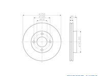 Disc frana Audi AUDI 100 Avant (44, 44Q, C3) 1982-1990 #2 010606100026