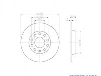 Disc frana Audi AUDI A4 Cabriolet (8H7, B6, 8HE, B7) 2002-2009 #2 08991820