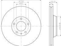 Disc frana AUDI Q7 (4L) (2006 - 2015) TEXTAR 92121705