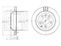 Disc frana AUDI Q7 4L DELPHI BG3775