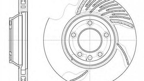 Disc frana AUDI Q7 4L ROADHOUSE 6769.11