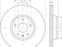 Disc frana AUDI TT (8J3), AUDI TT Roadster (8J9) - HELLA PAGID 8DD 355 113-981