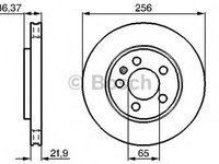 Disc frana AUDI TT 8N3 BOSCH 0986478482