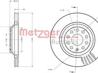 Disc frana AUDI TT Roadster FV9 METZGER 6110556