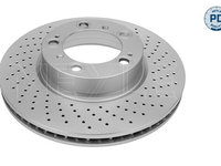 Disc frana Axa fata dreapta (4835210003PD MEYLE) PORSCHE