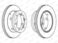 Disc frana BCR191A BERAL pentru Vw Lt Mercedes-benz Sprinter