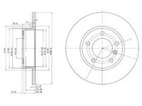 Disc frana BG2622 DELPHI pentru Bmw Seria 3 Bmw Z3