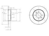 Disc frana BG2694 DELPHI pentru Renault Laguna Renault Safrane