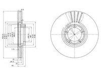 Disc frana BG3365 DELPHI pentru Ford Transit