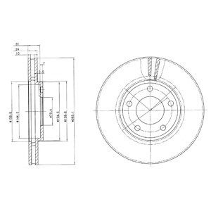 Disc frana # BG3383 # DELPHI