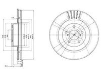 Disc frana BG3413 DELPHI