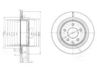 Disc frana BG3765C DELPHI pentru Nissan X-trail Nissan Dualis Nissan Qashqai Renault Koleos Nissan Juke Nissan Leaf