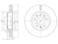 Disc frana BG4084 DELPHI pentru CitroEn Dispatch CitroEn Jumpy Peugeot Expert Fiat Scudo