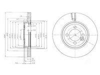 Disc frana BG4146C DELPHI