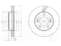 Disc frana BG4206 DELPHI