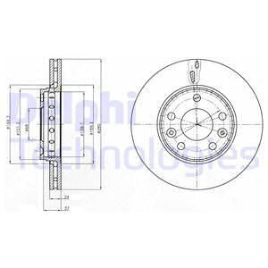 Disc frana # BG4265C # DELPHI
