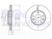 Disc frana BG4265C DELPHI