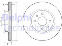 Disc frana BG4535 DELPHI