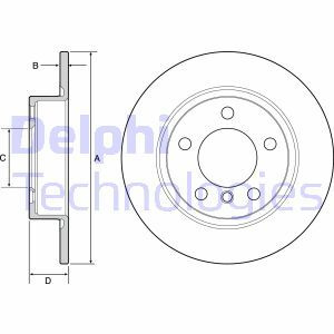 Disc frana # BG4561C # DELPHI